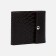 Women's wallet on the button, brown color