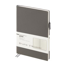 The Diary of a Leduced A5, 128 Grand sheets, an integral cover of artificial leather, lies, a cream block 70 g/m2, dark gray
