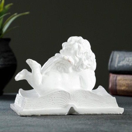 Figure "Angel on the book" 10x13x11cm-2