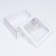 Self -charged box, with a window, white, 30 x 30 x 12 cm