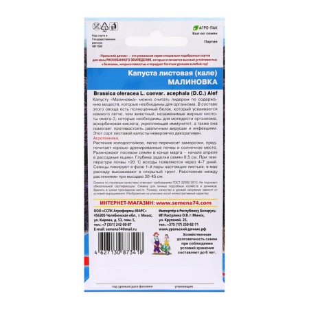 Cabbage seeds "Malinovka", 0.1 g-1