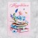 Volumetric postcard "Congratulations", flowers, 12 x 18 cm