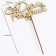 Topper wooden "Happy Birthday" Golden Datim beautifully 14.3x7 cm