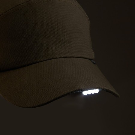 Tactical “Neon” cap with a flashlight, canvas, olive, size 59-60-2