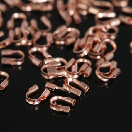 Tector for protecting the cable 5 × 4mm (set 50 pcs.), Copper color