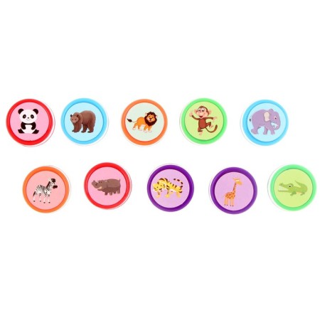 Printing color "animals", set of 10 pcs.-2