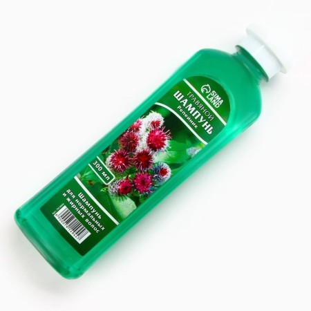 Hair grass shampoo with burdock extract, 300 ml, beauty pantry-2
