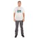 T-shirt Payer Travel Mob, Cotton, White, XXL