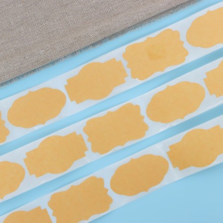 Kraft stickers in the Roll "Assorted", 500 pcs, 5 x 3 cm-2