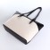 David Jones zipper bag, external pocket, beige/black