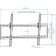 ARM Media Steel-2, up to 40 kg, 32-90 ", wall, tilt, black