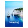 Business notebook A5 160 sheets in the Cage "Island of Dreams", solid cover, glossy lamination, mix