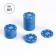 A set of chips with denomination No. 25, 50 pcs, plain, blue
