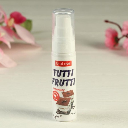 Tutti-Frutti Oralove Gel Smachine Tiramisu, water-based, edible, 30 ml