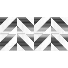 Wall insert Calacatta Chevron white 29.8x59.8