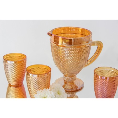 Glass Glass "Vilero", 1.1 l, gold color-3