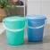 Food bucket with a lid "Euro", 8 liters, particularly resistant, mix color
