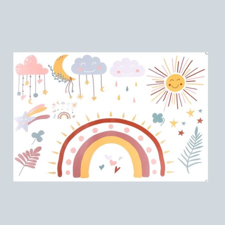 Stick plastic interior color "weather conditions" 30x45 cm-1