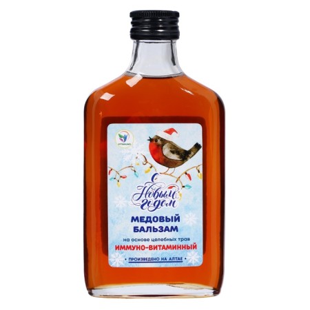 New Year. New Year's honey balm Altai Immino-vitamin, 250 ml-4