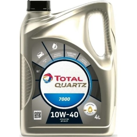 Motor oil Total Quartz 7000 10W-40, 4 liters