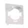 LEGRAND Inspiria, 2K+h, IP 44 socket, with a folding cover and curtains, 16 A, 250 V, white