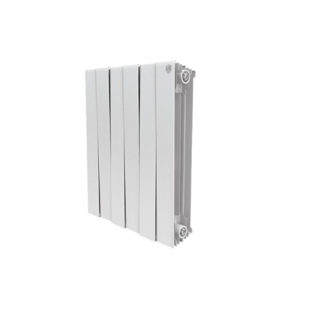 Bimetallic radiator Royal Thermo Pianoforte New/Bianco Traffico, 500 x 100 mm, 6 sections