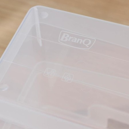 Tule storage container, 7 l, 33.8 × 13 × 20.1 cm, the color is transparent-3