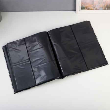 Photo album in 1000 photos 10x15 cm "Mixed forest" Textile, black sheets 5x33x36 cm, mix-3