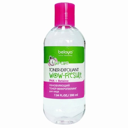 Toner-micropiling faces Belaya Skip Care Wow-ReSults, updating, 200 ml