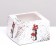 Packaging for 4 cupcakes with a window, "Eternal Love" 16 x 16 x 10 cm