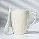 Ceramic mug with a spoon of "fairy -tale New Year", 310 ml, white color