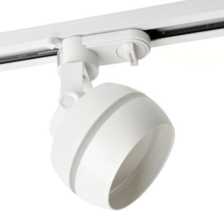Snow -phase track lamp for Feron AL165, IP20, GX53, 15 W, 92x92x125 mm, white color-1