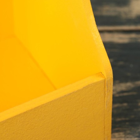 Kashpo wooden 20 × 12.5 × 20 cm stella mono, with a handle, yellow thaw beautifully-2