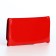 Women's wallet on magnet, red color
