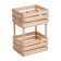 Box for vegetables, 30 × 40 × 60 cm, wooden, two -level, Greengo