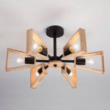 Ceiling chandelier Loft Klaark, 40W, E27, 61x61x26 cm