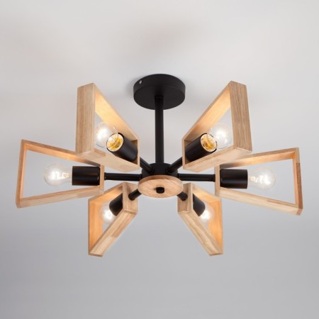 Ceiling chandelier Loft Klaark, 40W, E27, 61x61x26 cm