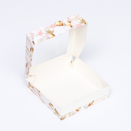 Folding boxes "Happy Birthday" 15 x 15 x 4 cm-4