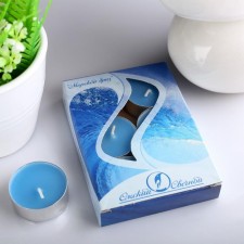 A set of tea candles of aromatic 