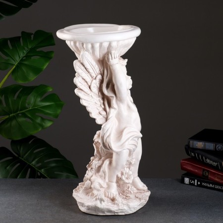 Figure pot "Angel with a bowl" aged 0.6 l / 22x55x22cm-2
