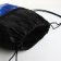 Bag for shoes on the lace, black color