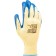 Gloves polyester workers, latex embossed coating, size 10, "Sibrtekh"