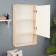 Bathroom mirror "Vienna 40" White/Sonoma, 40 x 70 x 13.6 cm