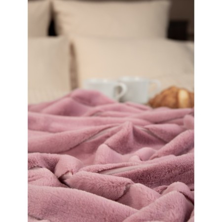 Texrepublic blanket, size 200x220 cm, lilac color-6