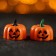 Candle "pumpkin", LED, species mix