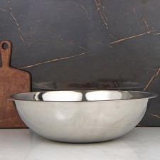 Stainless steel pelvis, 17 l, d = 50 cm