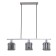 Suspension lamp 1x40W E14, size 70x13.1x120 cm