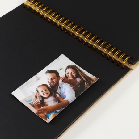 Photo album 30 black sheets "Memories" 31x32.5x3 cm-4