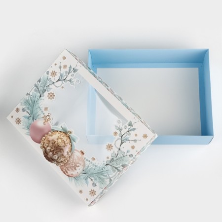 Gift Box "Happiness in the New Year", 32 x 24 x 9 cm, New Year-2