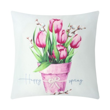 Pillowess Decorative Ethel "Tulips" 40x40 cm, polyester, velor